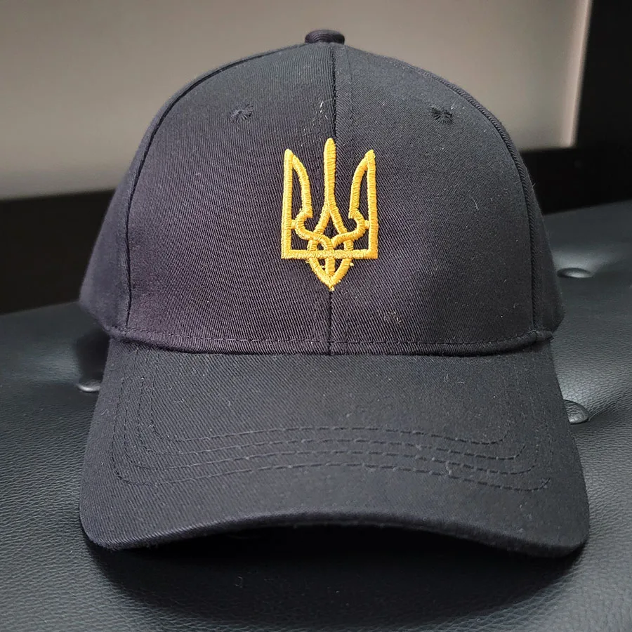 Embroidery Ukraine trident Symbol Spetsnaz Special Forces Men Women Boy Baseball Caps Dad caps Snapback Adjustable Camouflage