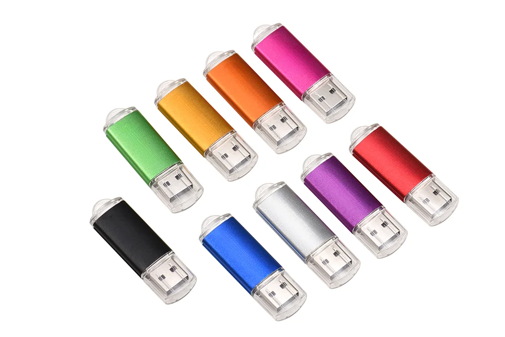 JASTER Mini Pen Drive USB Flash Drive 128GB Metal Pen Drive 64GB High Speed Memory Stick 32GB Plastic U Disk 16GB For Laptop