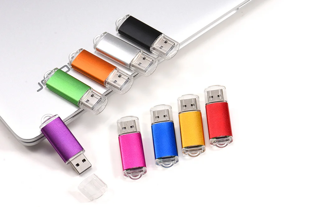 JASTER Mini Pen Drive USB Flash Drive 128GB Metal Pen Drive 64GB High Speed Memory Stick 32GB Plastic U Disk 16GB For Laptop