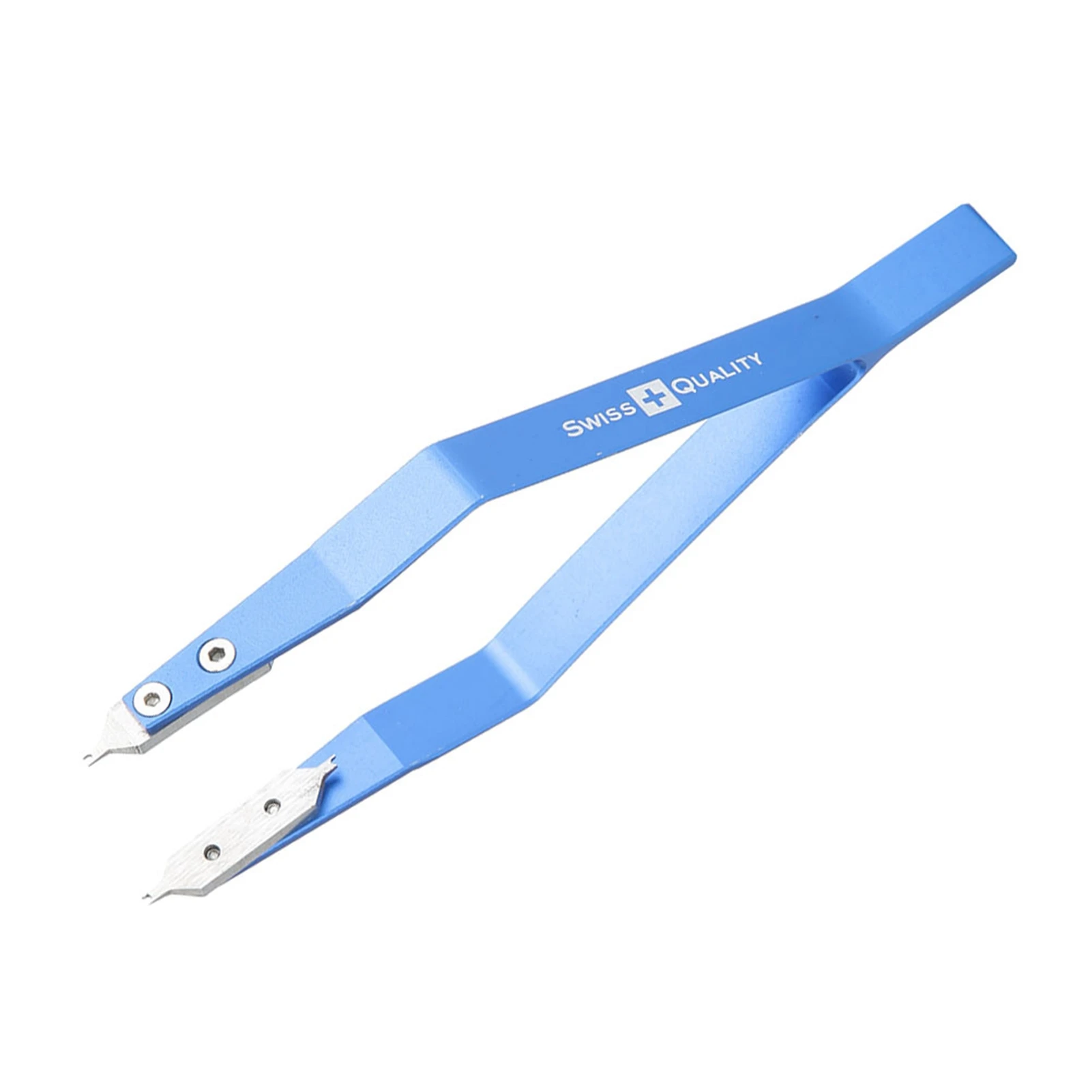 Spring Tweezers V Shape Metal Spring Tweezers Watch Band Removing Watch Repairing Tool (Blue) Watch Repairing Tool