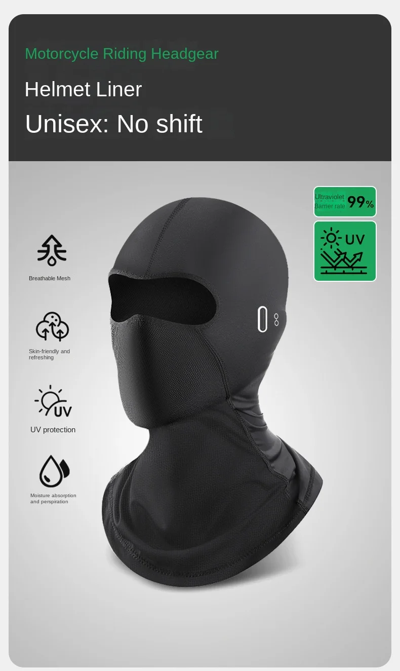 Motorcycle Riding Headwear Sun UV Protection For The Face Summer Breathable Full Face Mask Balaclava Moto Biker Cycling Mask