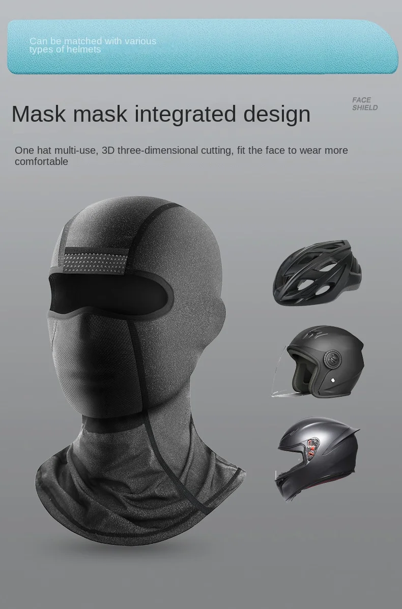 Motorcycle Riding Headwear Sun UV Protection For The Face Summer Breathable Full Face Mask Balaclava Moto Biker Cycling Mask