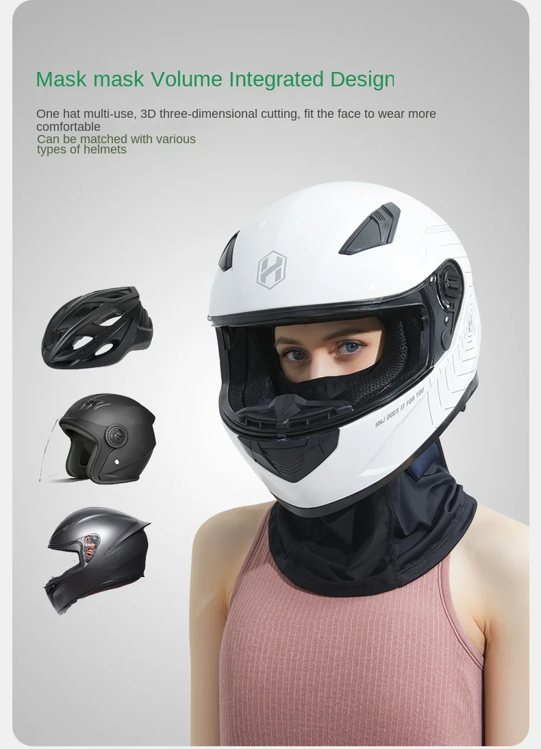 Motorcycle Riding Headwear Sun UV Protection For The Face Summer Breathable Full Face Mask Balaclava Moto Biker Cycling Mask