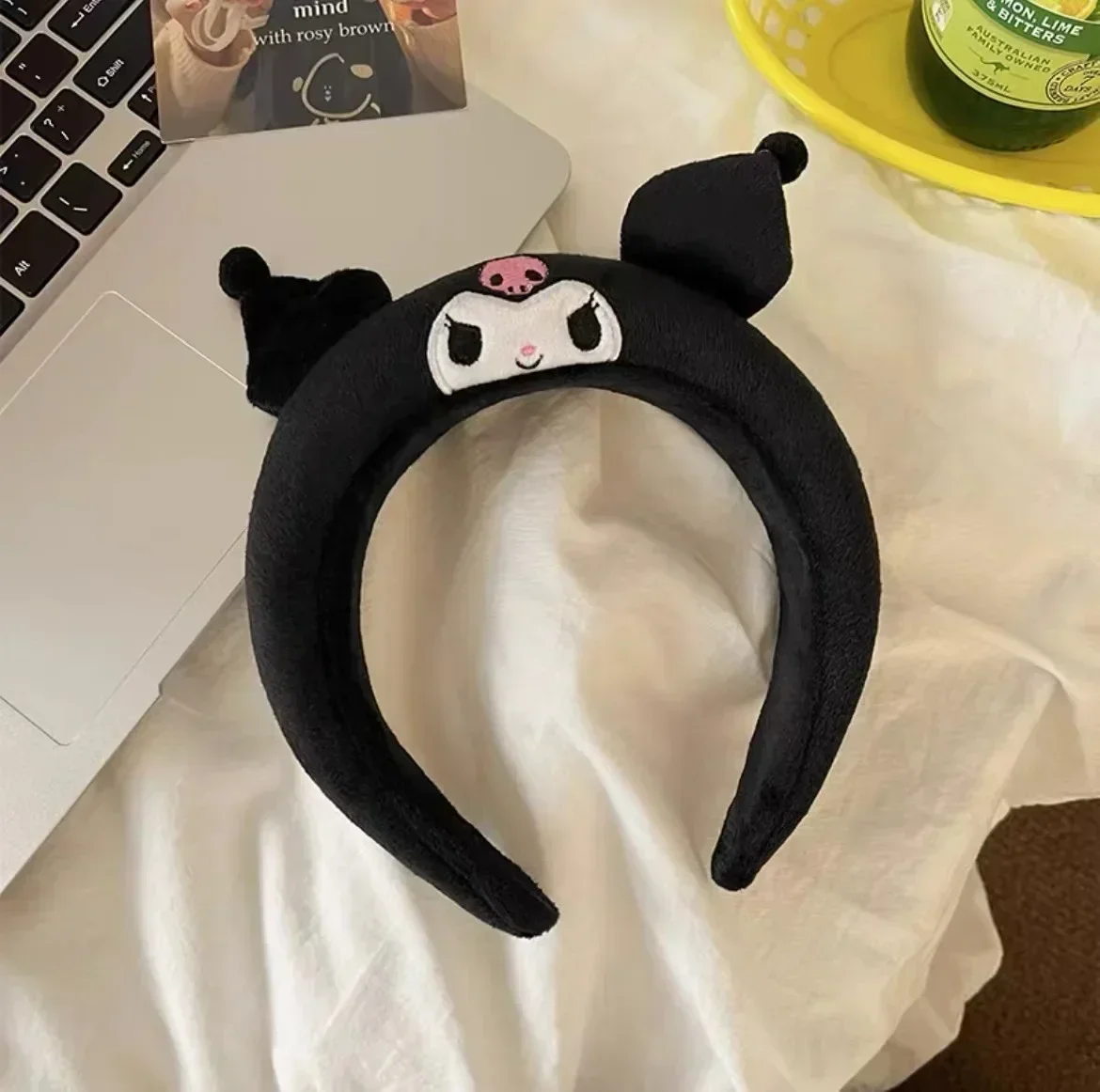 Disney Cartoon Winnie the Pooh Headband Girls Suelly Plush Ears Hair Bands Baby Eeyore Headwear Kid Fall Winter Hair Accessories