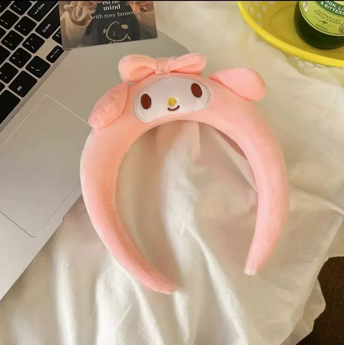Disney Cartoon Winnie the Pooh Headband Girls Suelly Plush Ears Hair Bands Baby Eeyore Headwear Kid Fall Winter Hair Accessories