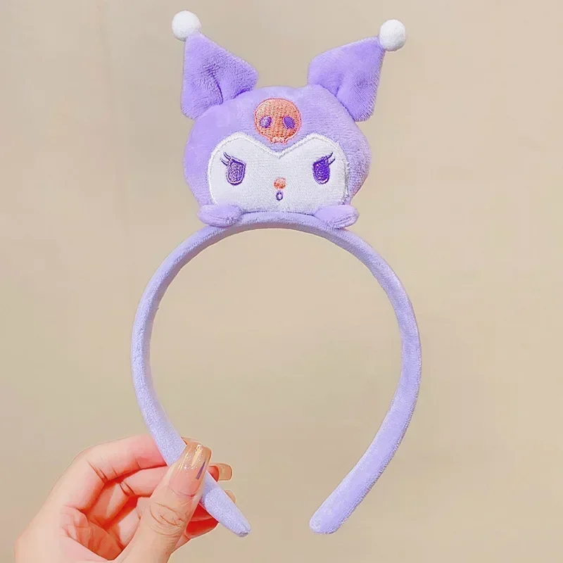 Disney Cartoon Winnie the Pooh Headband Girls Suelly Plush Ears Hair Bands Baby Eeyore Headwear Kid Fall Winter Hair Accessories