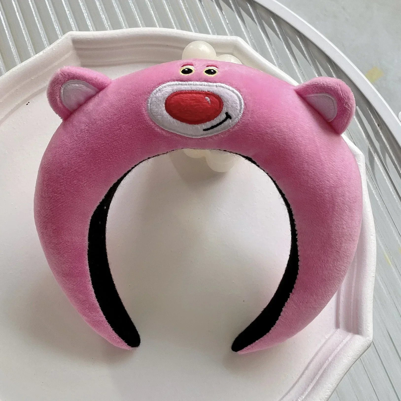 Disney Cartoon Winnie the Pooh Headband Girls Suelly Plush Ears Hair Bands Baby Eeyore Headwear Kid Fall Winter Hair Accessories