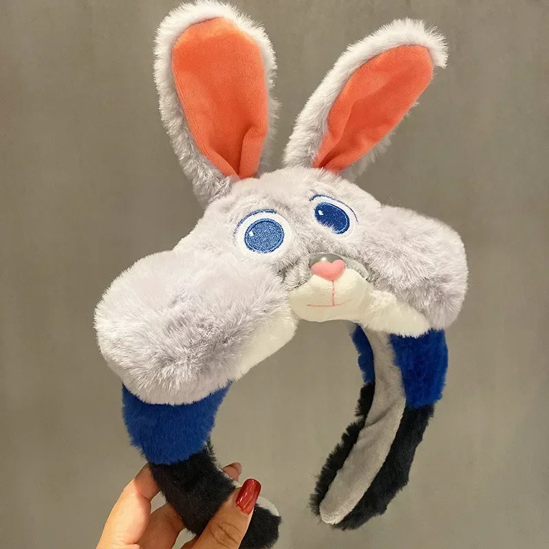Disney Cartoon Winnie the Pooh Headband Girls Suelly Plush Ears Hair Bands Baby Eeyore Headwear Kid Fall Winter Hair Accessories