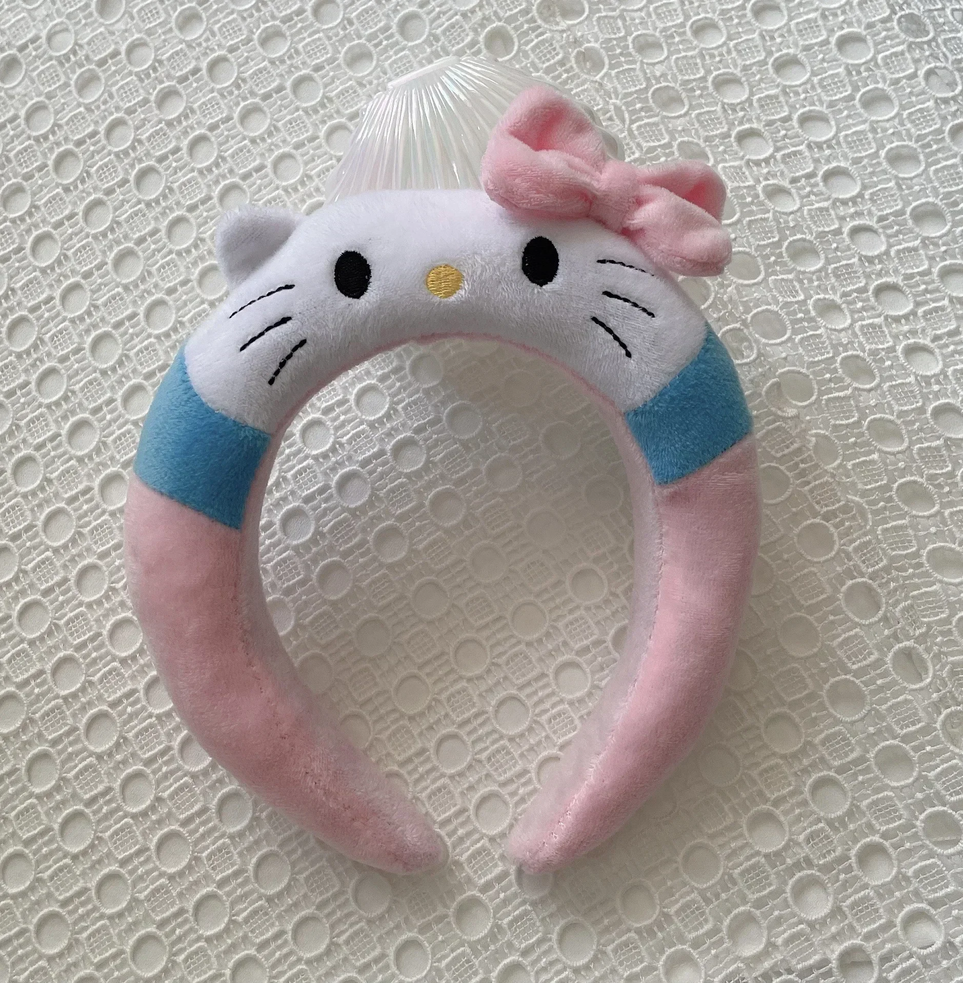 Disney Cartoon Winnie the Pooh Headband Girls Suelly Plush Ears Hair Bands Baby Eeyore Headwear Kid Fall Winter Hair Accessories