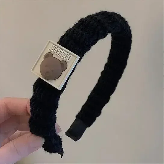 Disney Cartoon Winnie the Pooh Headband Girls Suelly Plush Ears Hair Bands Baby Eeyore Headwear Kid Fall Winter Hair Accessories