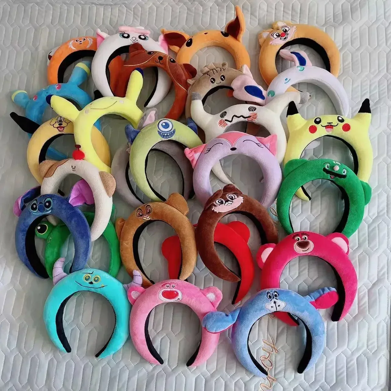 Disney Cartoon Winnie the Pooh Headband Girls Suelly Plush Ears Hair Bands Baby Eeyore Headwear Kid Fall Winter Hair Accessories