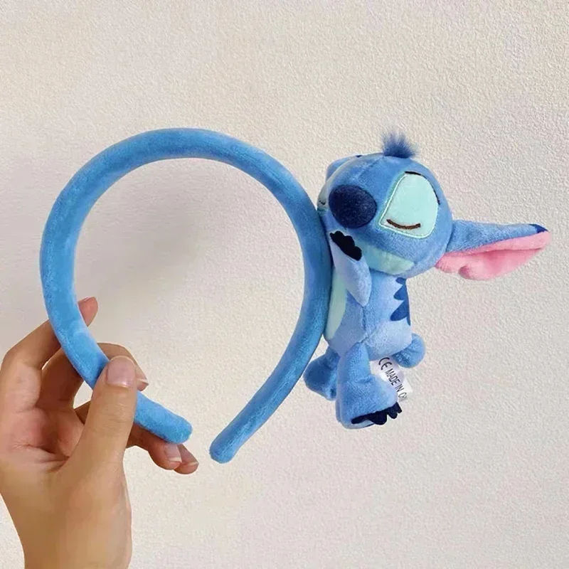 Disney Cartoon Winnie the Pooh Headband Girls Suelly Plush Ears Hair Bands Baby Eeyore Headwear Kid Fall Winter Hair Accessories