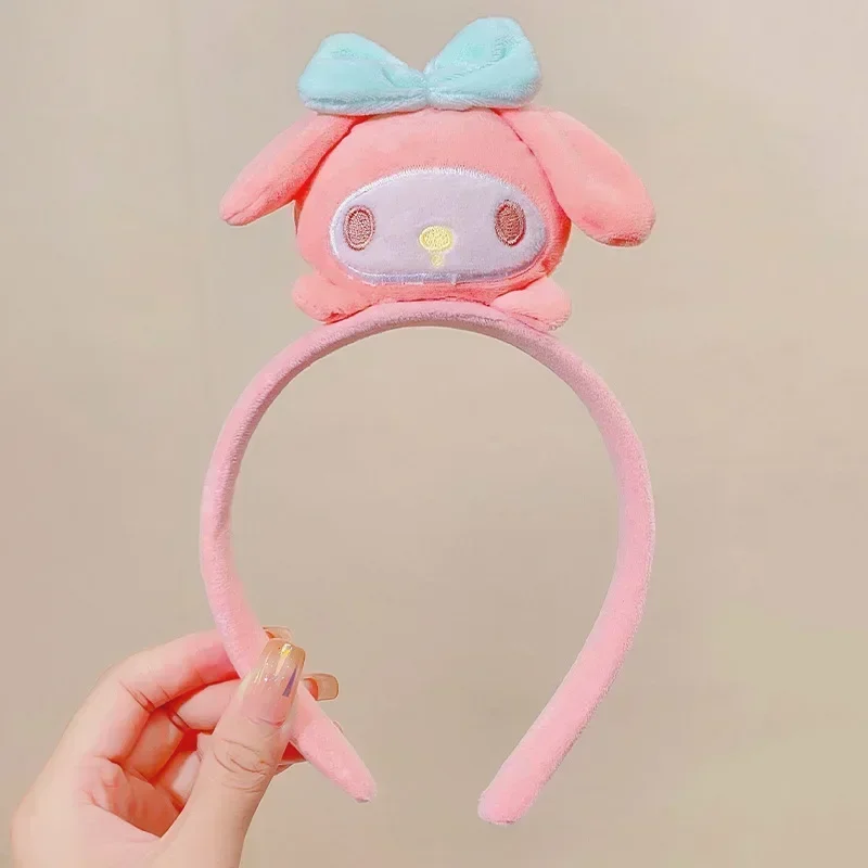 Disney Cartoon Winnie the Pooh Headband Girls Suelly Plush Ears Hair Bands Baby Eeyore Headwear Kid Fall Winter Hair Accessories