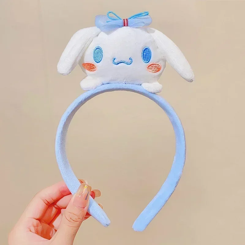 Disney Cartoon Winnie the Pooh Headband Girls Suelly Plush Ears Hair Bands Baby Eeyore Headwear Kid Fall Winter Hair Accessories