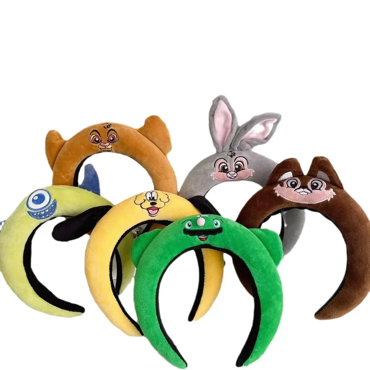 Disney Cartoon Winnie the Pooh Headband Girls Suelly Plush Ears Hair Bands Baby Eeyore Headwear Kid Fall Winter Hair Accessories