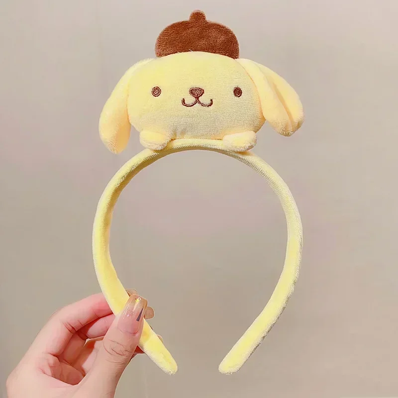 Disney Cartoon Winnie the Pooh Headband Girls Suelly Plush Ears Hair Bands Baby Eeyore Headwear Kid Fall Winter Hair Accessories