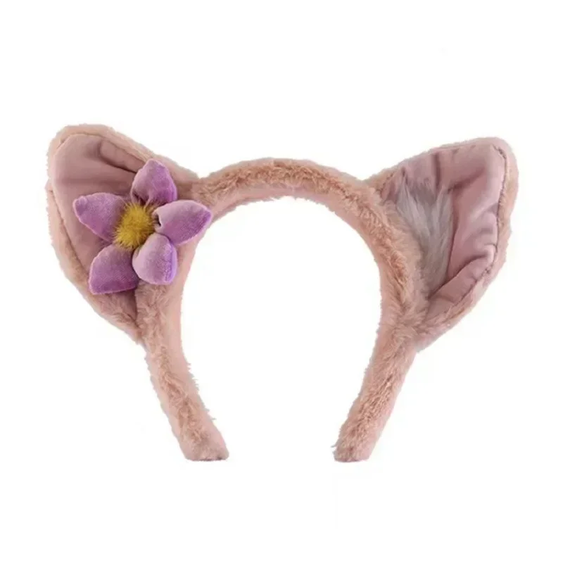 Disney Cartoon Winnie the Pooh Headband Girls Suelly Plush Ears Hair Bands Baby Eeyore Headwear Kid Fall Winter Hair Accessories