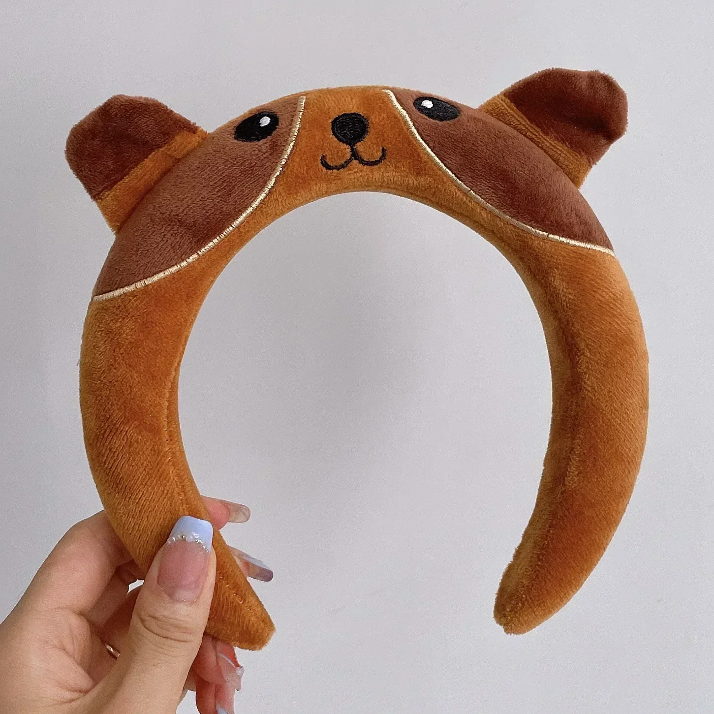 Disney Cartoon Winnie the Pooh Headband Girls Suelly Plush Ears Hair Bands Baby Eeyore Headwear Kid Fall Winter Hair Accessories