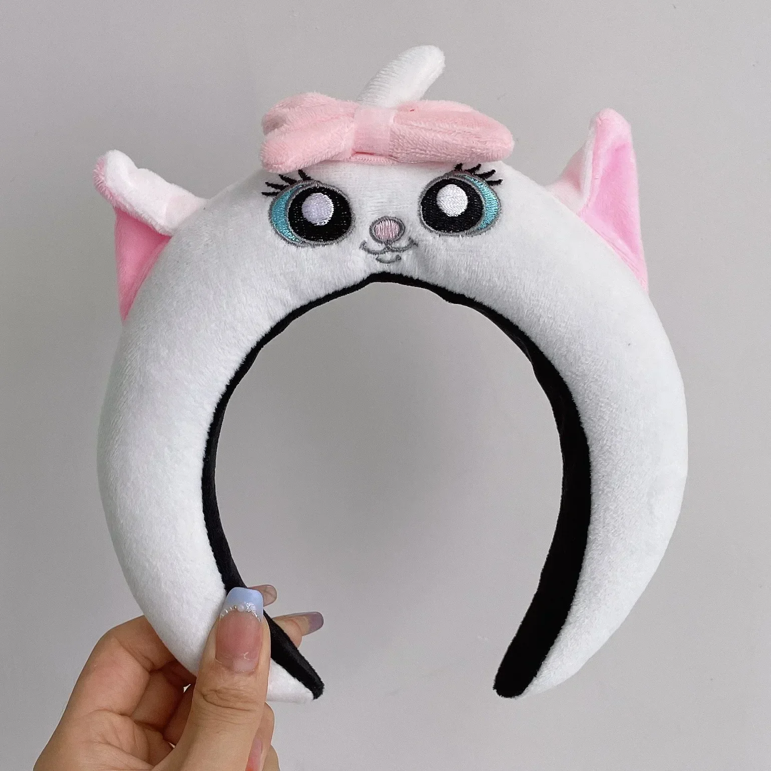 Disney Cartoon Winnie the Pooh Headband Girls Suelly Plush Ears Hair Bands Baby Eeyore Headwear Kid Fall Winter Hair Accessories