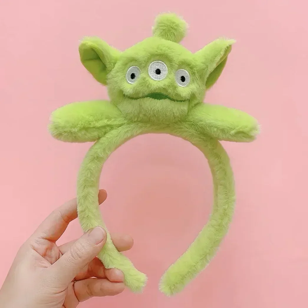 Disney Cartoon Winnie the Pooh Headband Girls Suelly Plush Ears Hair Bands Baby Eeyore Headwear Kid Fall Winter Hair Accessories