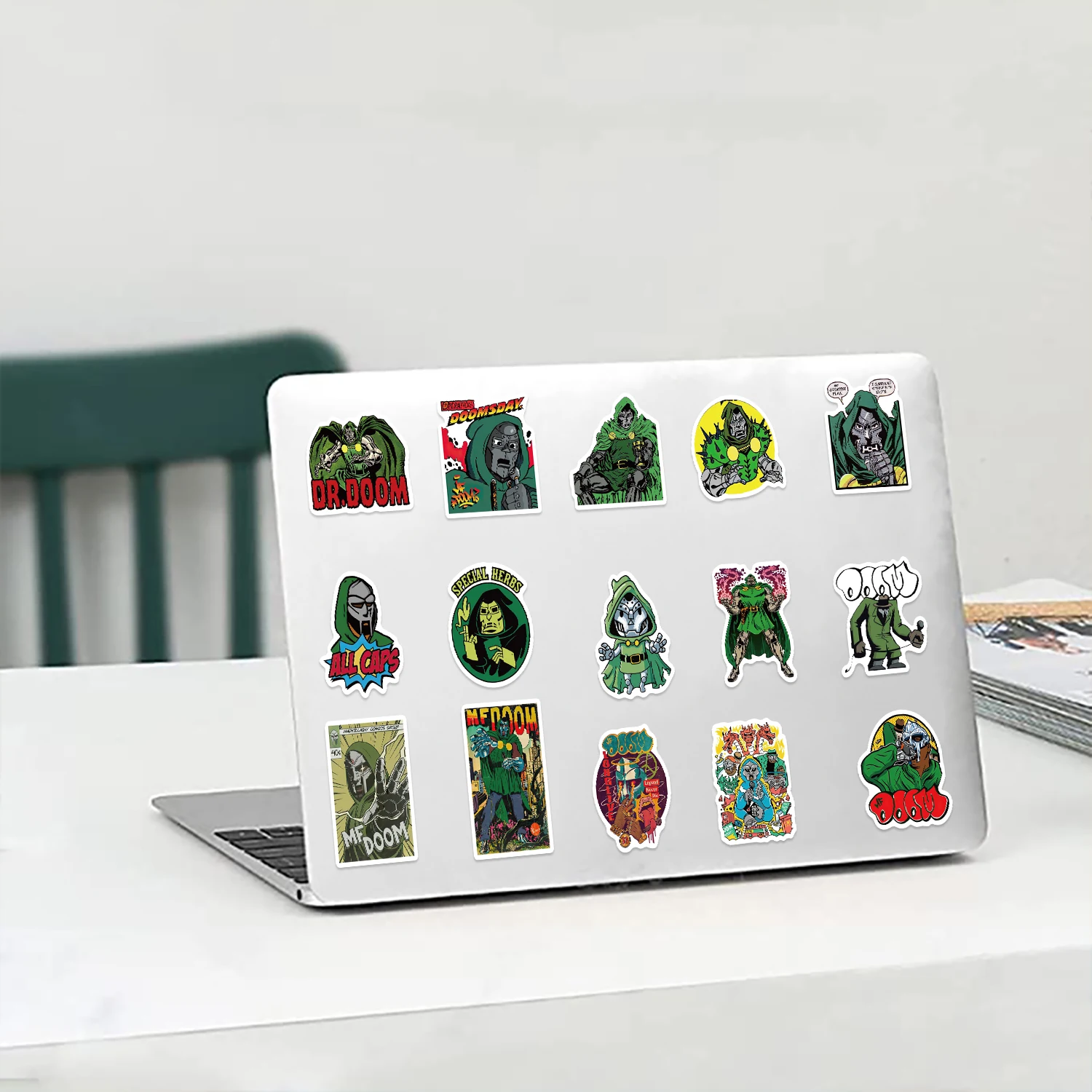 50PCS Hip Hop Rapper Mf Doom Stickers Singer Graffiti DIY Skateboard Phone Luggage Laptop Guitar Toys Decals Sticker For Fan