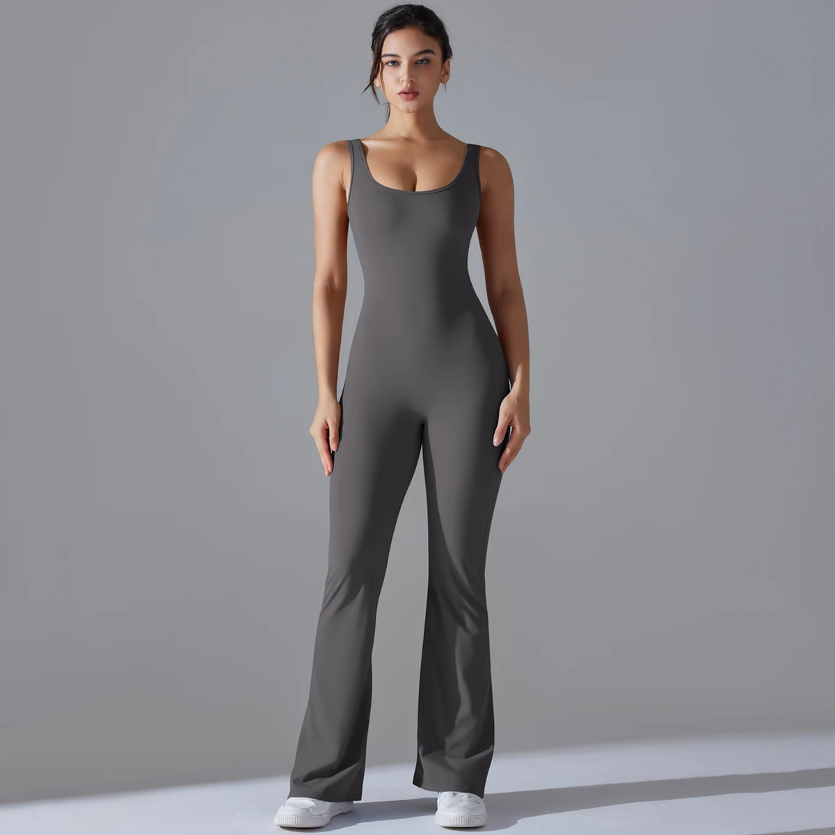 Sexy Back V Jumpsuit Gym Set Women Training Yoga Suit Sportswear Women Sports Jumpsuit Fitness Rompers Stretch Workout Bodysuits