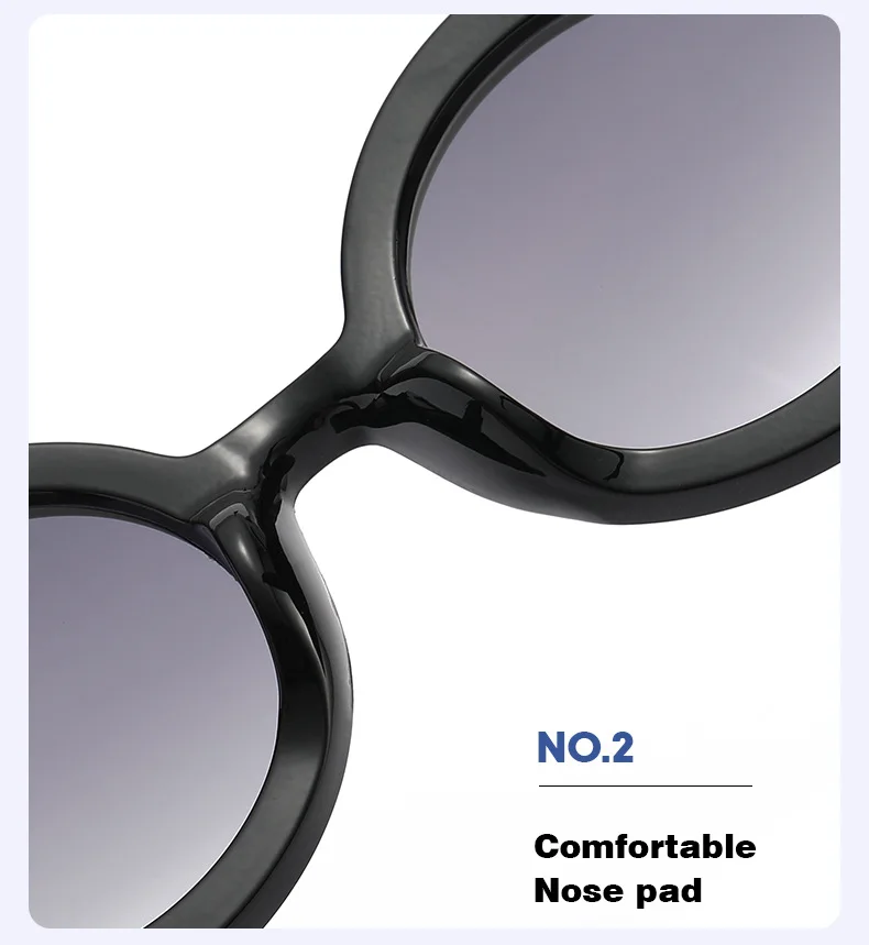 Punk Colorful Round Sunglasses New Women Men Fashion Gradient Sun Glasses Female Brand Designer Candy Color Eyewear Shades UV400