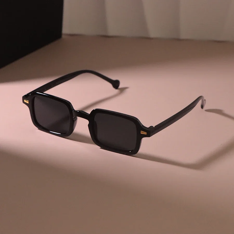 Vintage Square Sunglasses Women Men Rectangle Retro Sun Glasses Female Male Brand Designer Mirror Punk Shades Oculos De Sol
