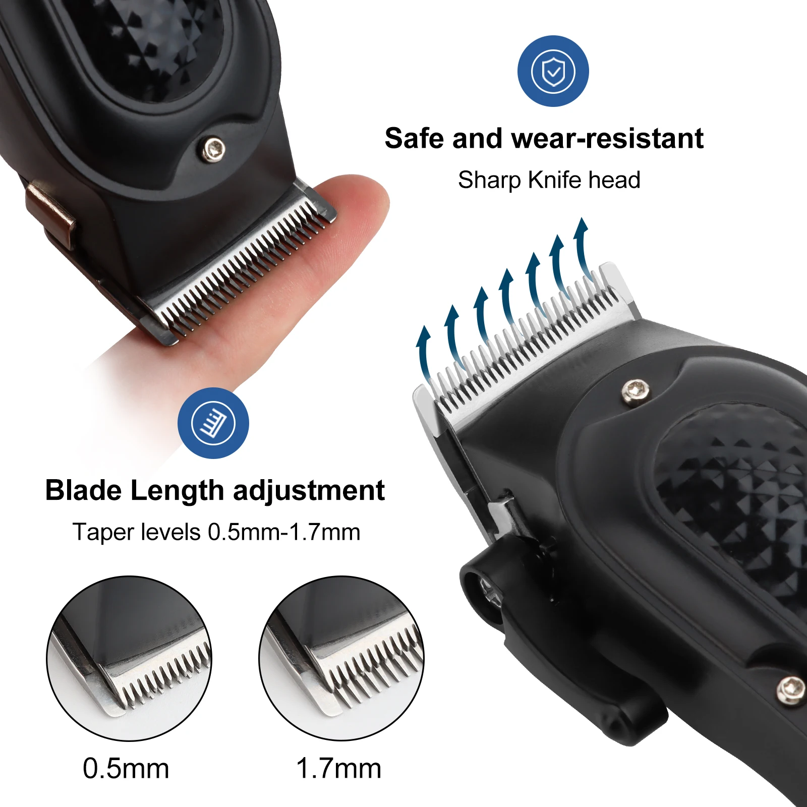HIENA Hair Clipper Shaver Professional Electric Scissors Push Barber Shop Hair Trimmers Hair Cutting Machine Trimmer for Men