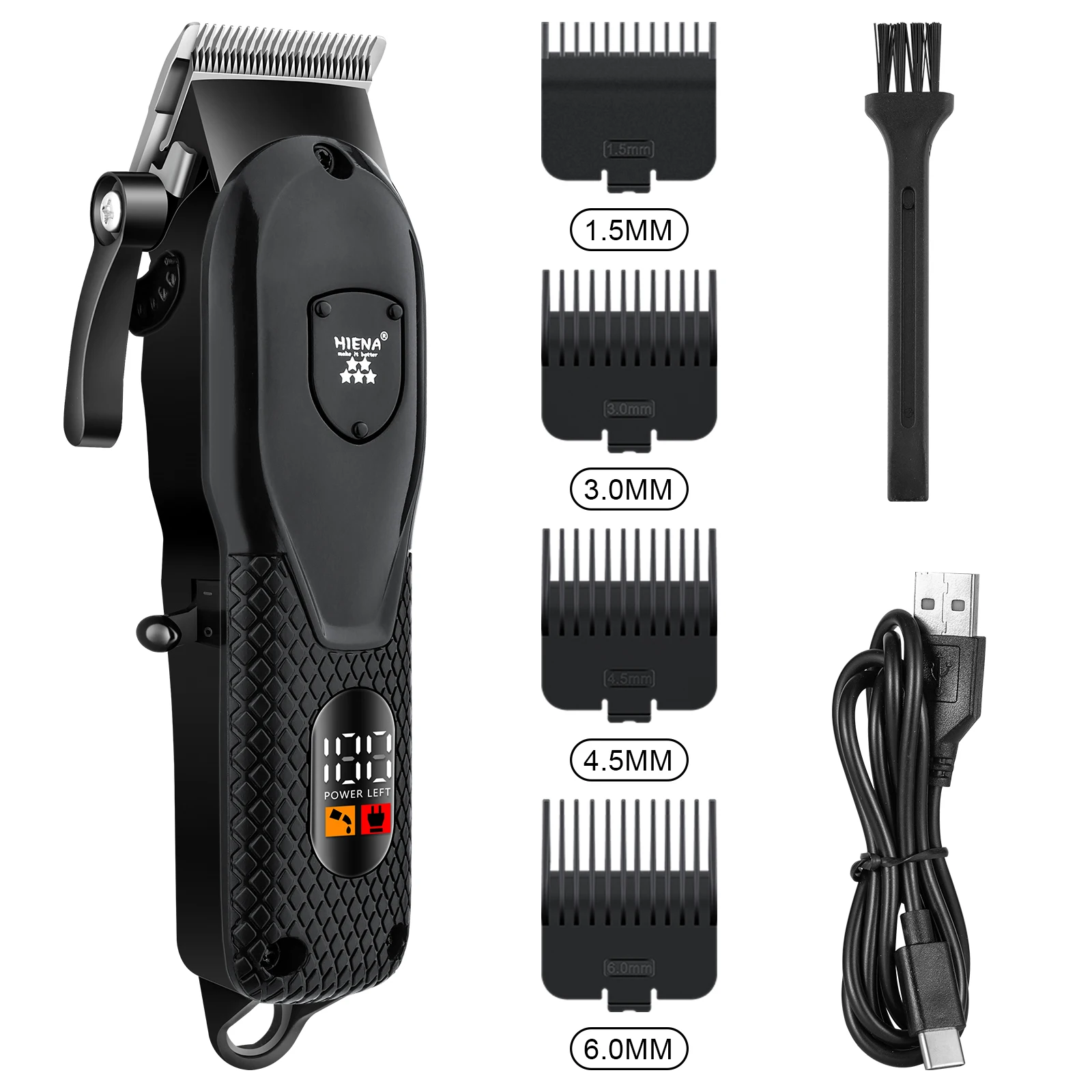 HIENA Hair Clipper Shaver Professional Electric Scissors Push Barber Shop Hair Trimmers Hair Cutting Machine Trimmer for Men