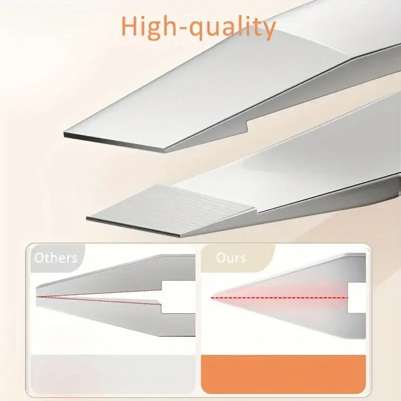 Ouriner 4 pcs/set New Arrival Professional Stainless Steel Tweezer Eyebrow Face Nose Hair Clip Remover Tool Clip