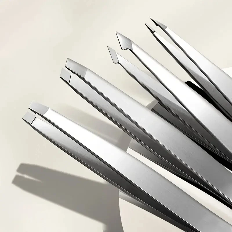 Ouriner 4 pcs/set New Arrival Professional Stainless Steel Tweezer Eyebrow Face Nose Hair Clip Remover Tool Clip