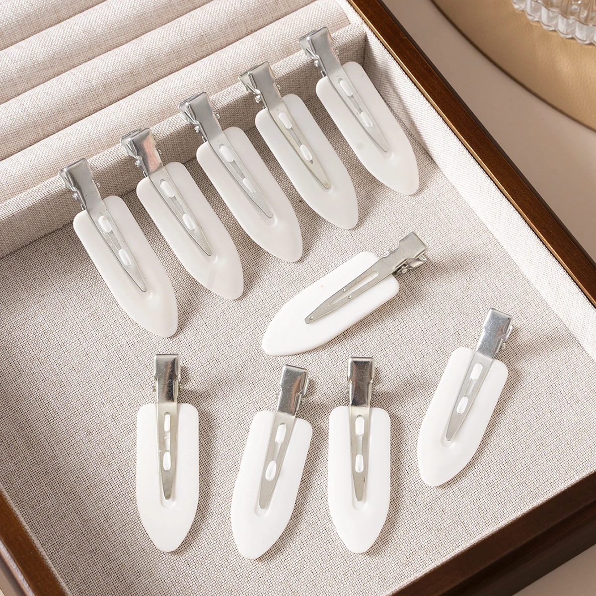 10pcs/set No Bend Seamless Hair Clips Side Bangs Barrette Makeup Washing Face Accessories Women Girls Styling Hairpins
