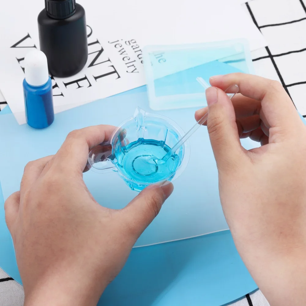 1pcs High Quality Silicone Pad Clear Mat Resin Pad Craft Tool High Temperature Resistance Sticky Plate Jewelry Making Tool