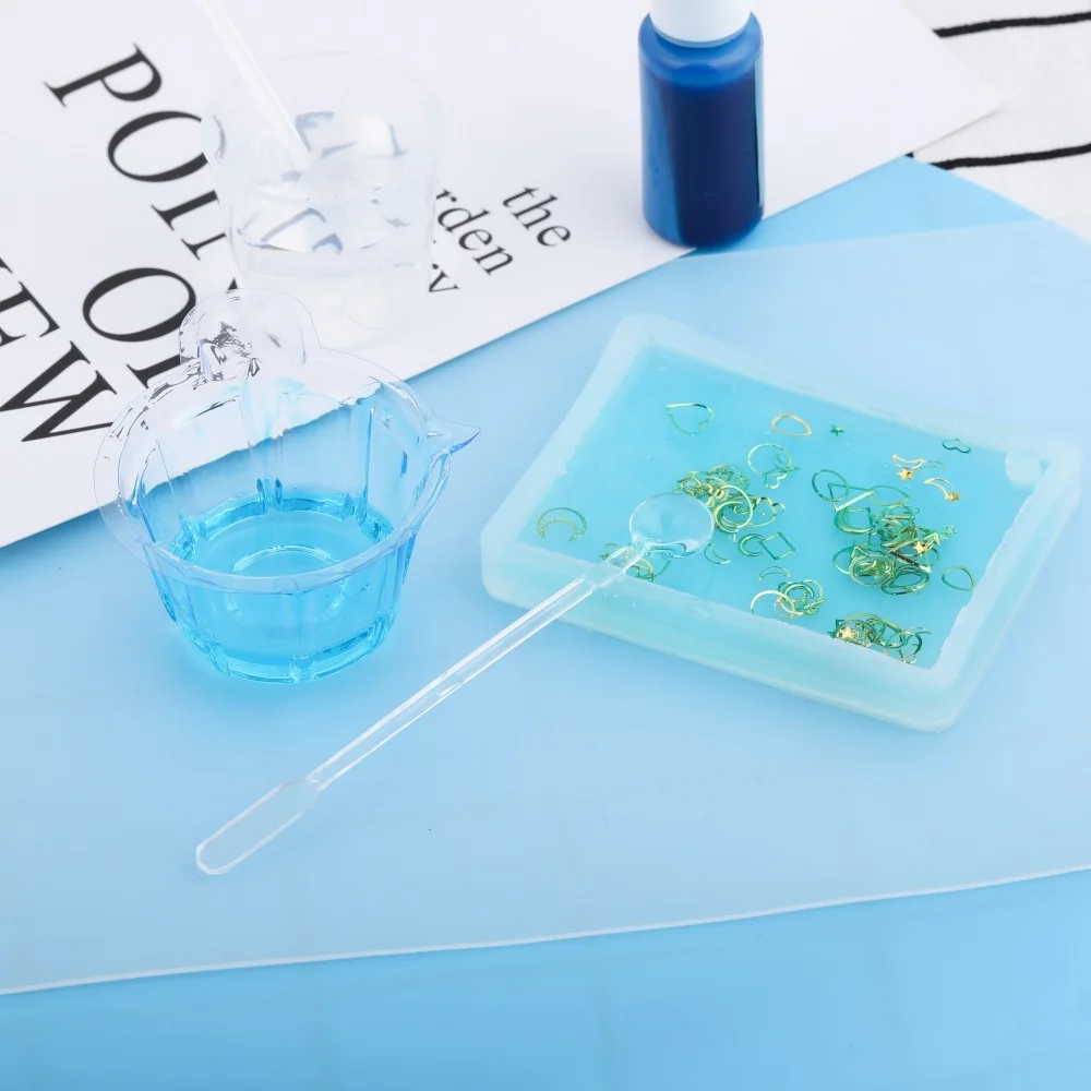 1pcs High Quality Silicone Pad Clear Mat Resin Pad Craft Tool High Temperature Resistance Sticky Plate Jewelry Making Tool