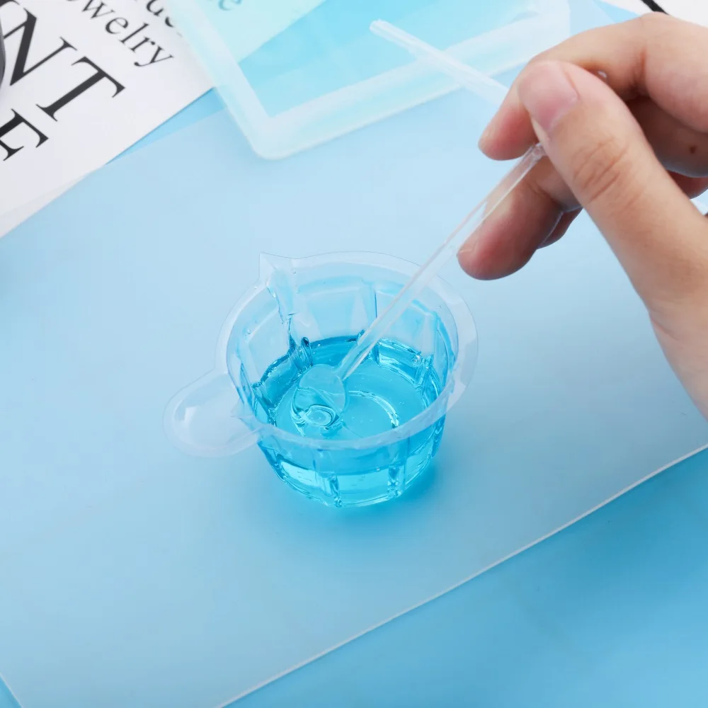 1pcs High Quality Silicone Pad Clear Mat Resin Pad Craft Tool High Temperature Resistance Sticky Plate Jewelry Making Tool