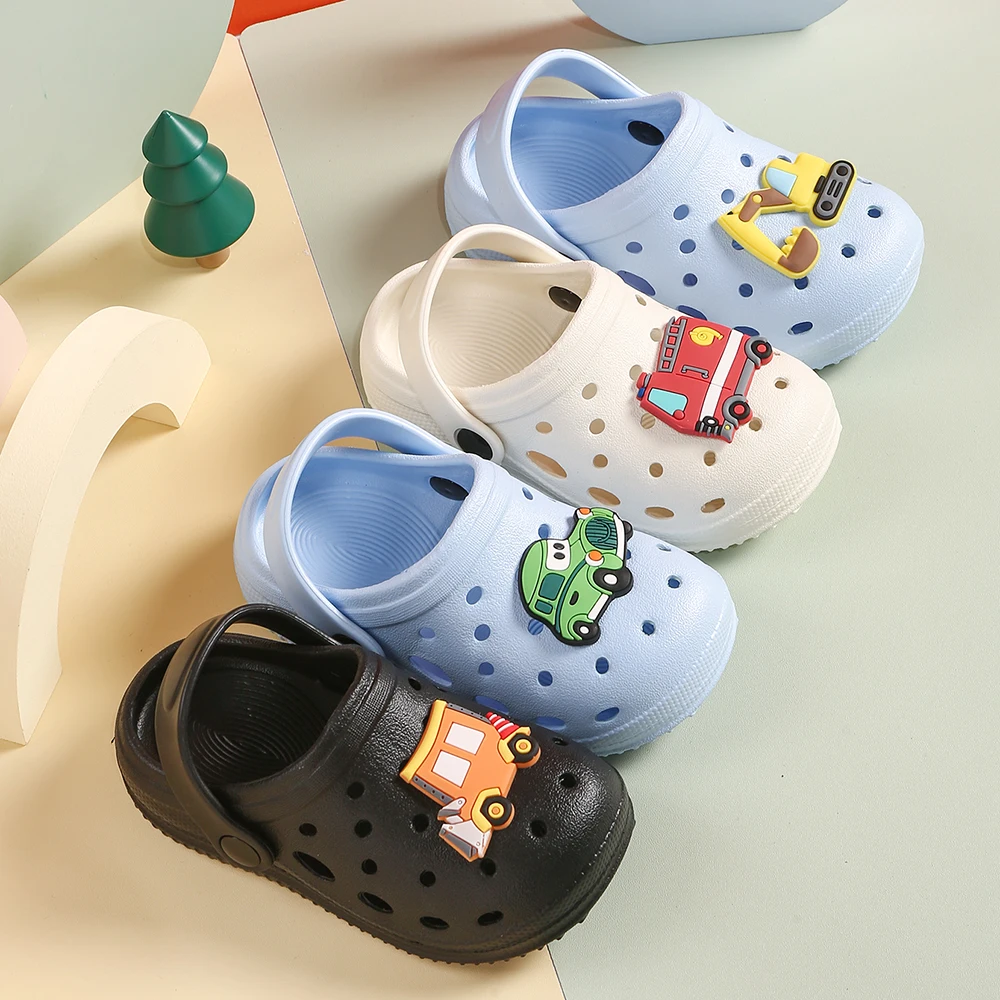 Fashion Children's Slippers Cute Cartoon Girls Boys Non-Slip Casual Shoes Soft Soles Baby Shoes Home Outdoor Baby Sandals Summer