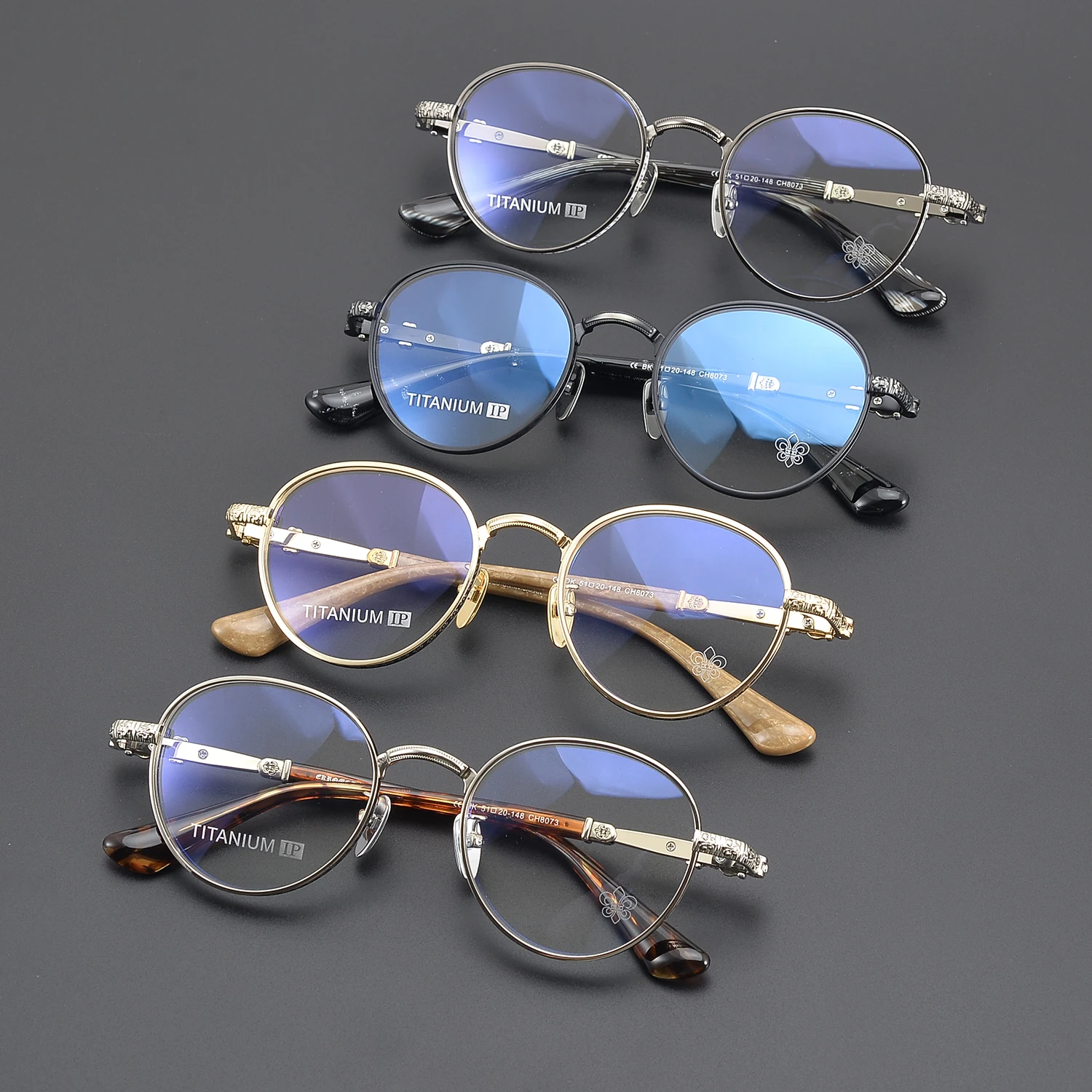 Men Prescription Glasses Retro Designer Luxury Brand Fashion Women Myopia Reading Titanium Eyeglasses Prescription Eyewear Frame