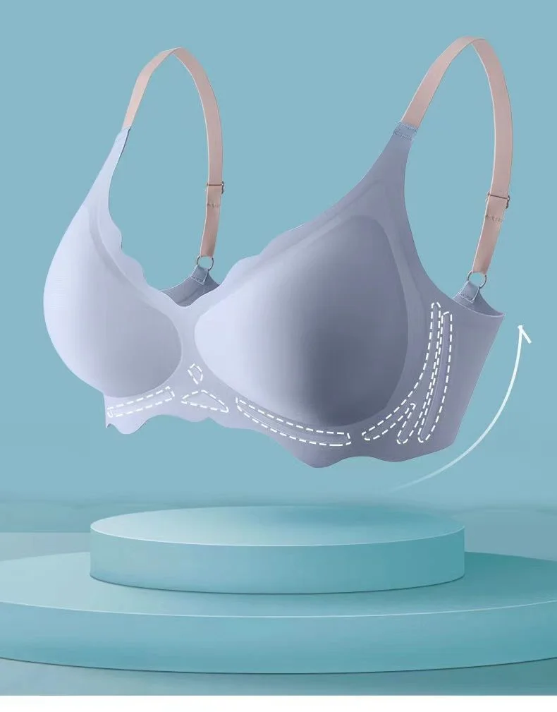 BH Women Bralette No Steel Ring Adjustable Strap Beauty Back Bra Upper Support Pure Desire Comfort Sling Ladies Underwear