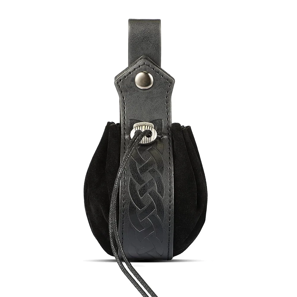 Medieval Belts Viking Knights Loose Change Waist Bags Renaissance Retro Belts  Halloween Role-playing Dresses Buckle Props,