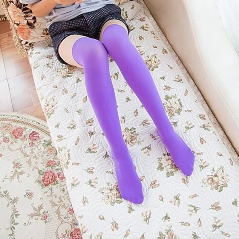 Sexy Soild Color Long Socks Women Over Knee Thigh High Over The Knee Stockings Lolita Ladies Girls Summer Knee Socks