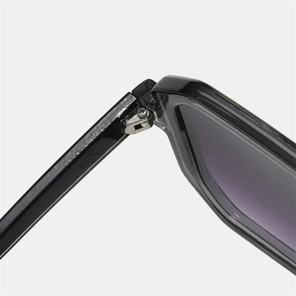 KLASSNUM Men's Sunglasses 2025 Trend Square Sun Glasses Cyber Punk UV400 Protective Shades Yellow Black Lens Large Eyepiece New