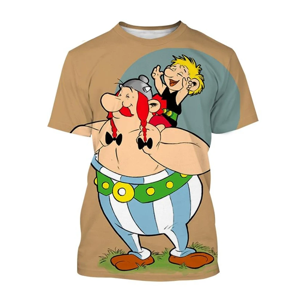 Hot selling new 3D printed T-shirt men's and women's cartoon T-shirt casual fashion hip-hop cool round neck short sleeved top