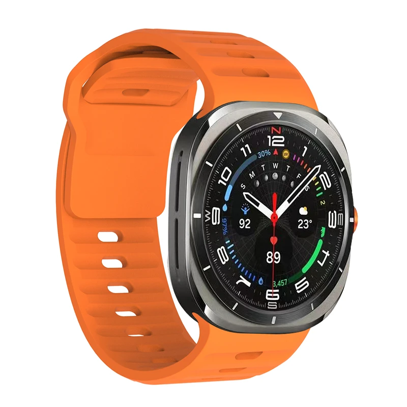 Marine Band For Samsung Galaxy Watch Ultra2 2026 Sports Silicone Strap Bracelet Samsung Galaxy Ultra 47mm Watchband Accessories