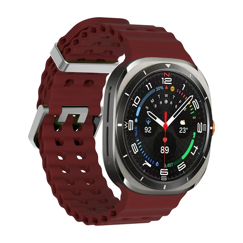 Marine Band For Samsung Galaxy Watch Ultra2 2026 Sports Silicone Strap Bracelet Samsung Galaxy Ultra 47mm Watchband Accessories