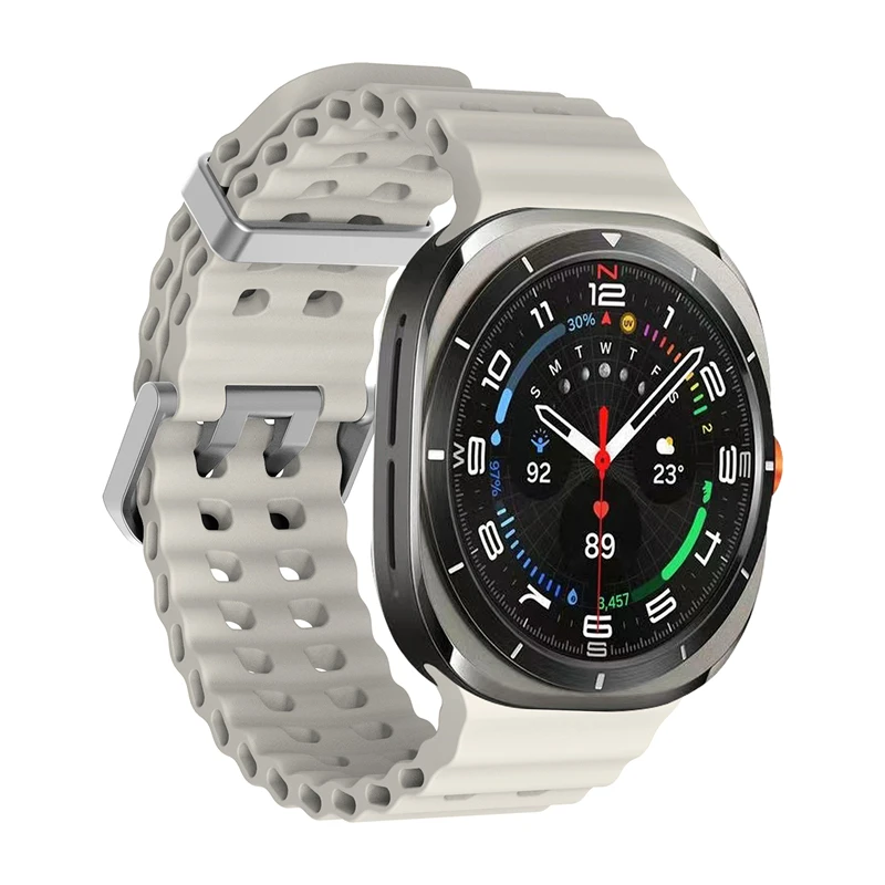 Marine Band For Samsung Galaxy Watch Ultra2 2026 Sports Silicone Strap Bracelet Samsung Galaxy Ultra 47mm Watchband Accessories