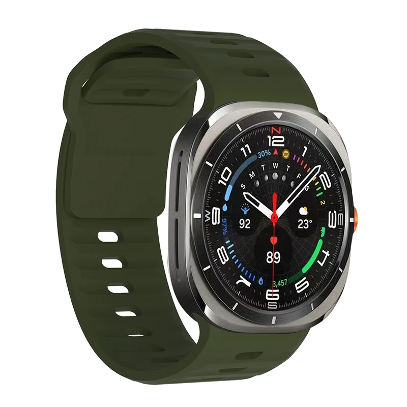 Marine Band For Samsung Galaxy Watch Ultra2 2026 Sports Silicone Strap Bracelet Samsung Galaxy Ultra 47mm Watchband Accessories