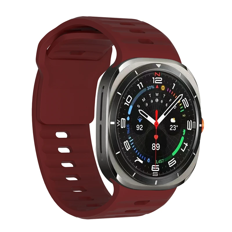 Marine Band For Samsung Galaxy Watch Ultra2 2026 Sports Silicone Strap Bracelet Samsung Galaxy Ultra 47mm Watchband Accessories