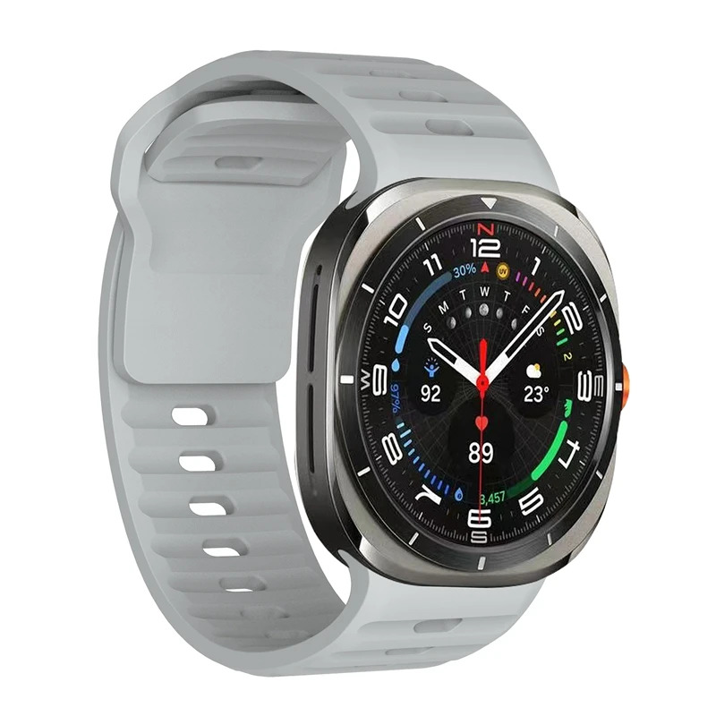 Marine Band For Samsung Galaxy Watch Ultra2 2026 Sports Silicone Strap Bracelet Samsung Galaxy Ultra 47mm Watchband Accessories