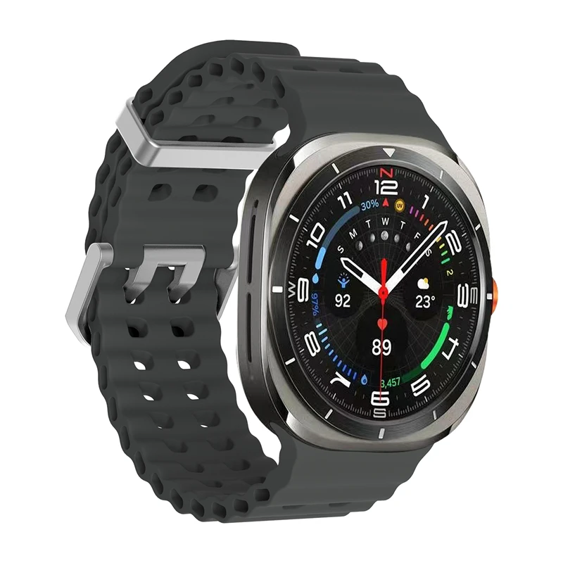 Marine Band For Samsung Galaxy Watch Ultra2 2026 Sports Silicone Strap Bracelet Samsung Galaxy Ultra 47mm Watchband Accessories